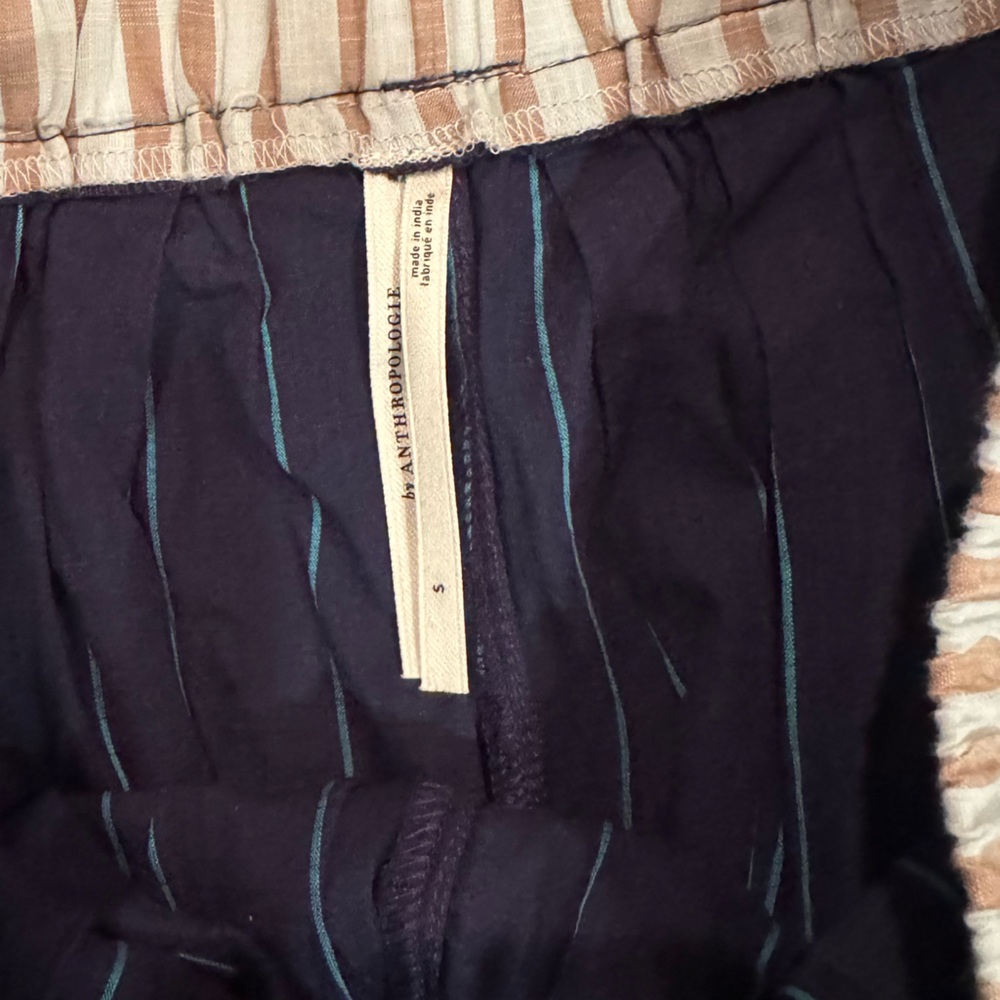 Anthropologie Mixed Stripe Wide Leg Pants - Picture 3 of 4